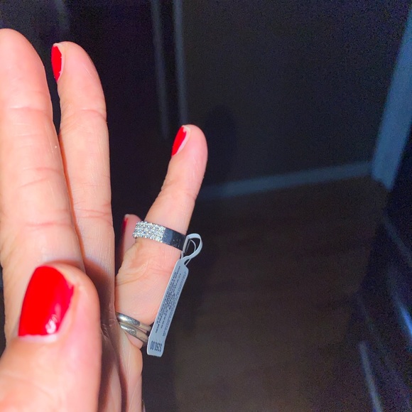 Size 5 Arabella Swarovski Pave Band - Picture 5 of 7